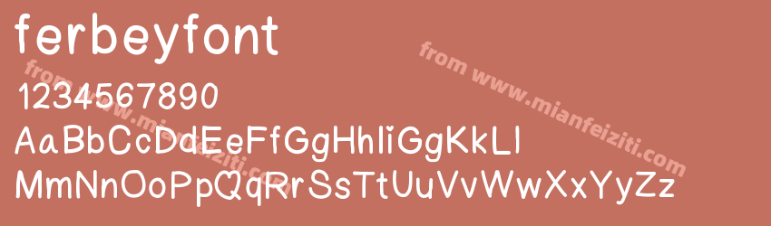 ferbeyfont预览图1