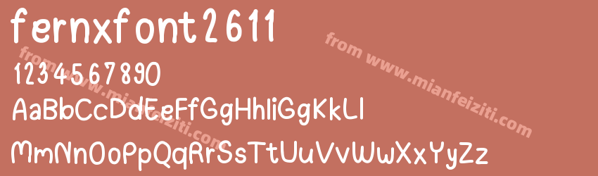 fernxfont2611预览图1