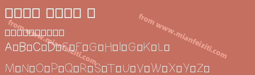 fifi font 1预览图1