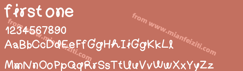 first one预览图1