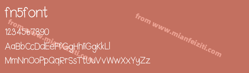 fn5font预览图1