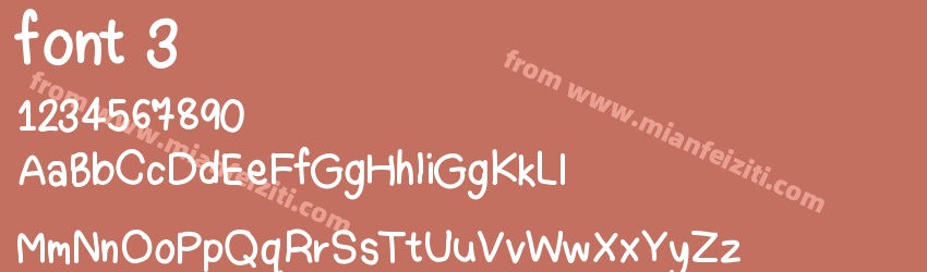 font 3预览图1