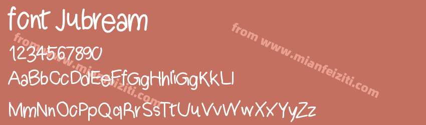 font Jubream预览图1