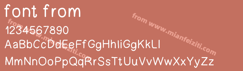font from预览图1