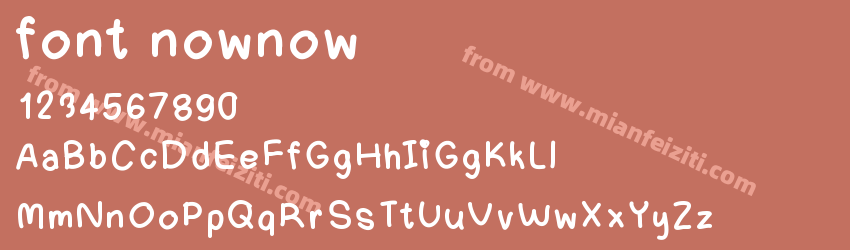 font nownow预览图1