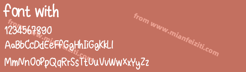 font with预览图1
