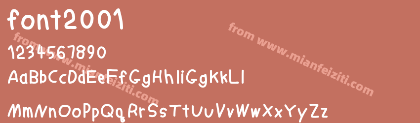 font2001预览图1