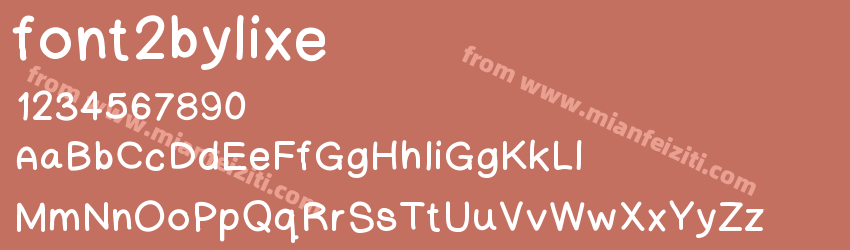 font2bylixe预览图1