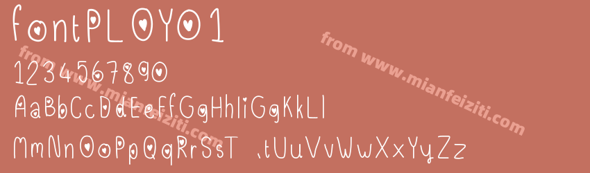 fontPLOY01预览图1