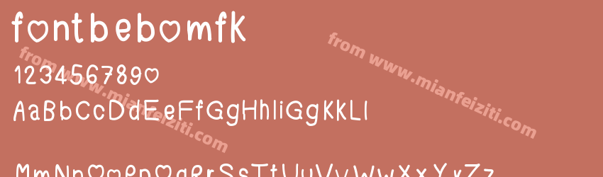 fontbebomfk预览图1