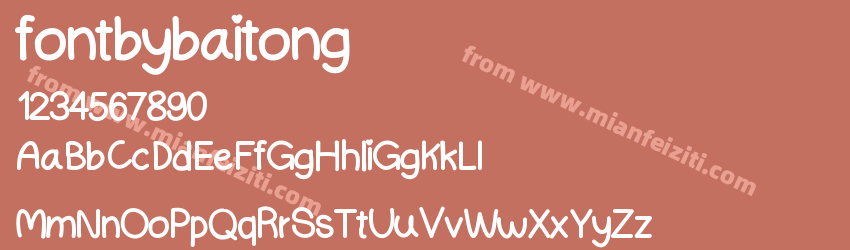fontbybaitong预览图1