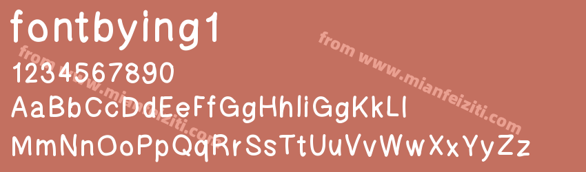 fontbying1预览图1
