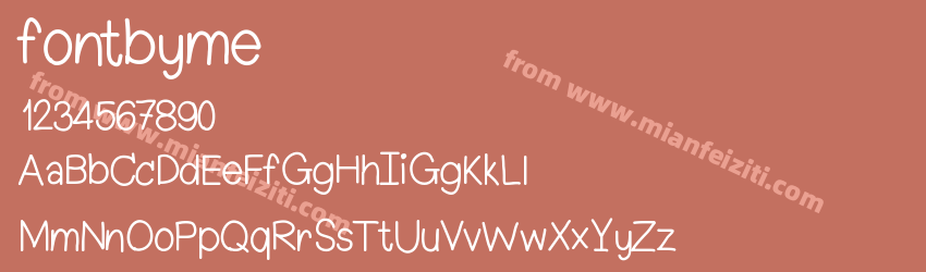 fontbyme预览图1