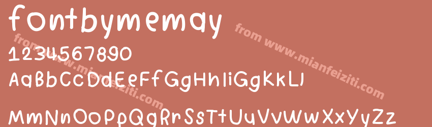 fontbymemay预览图1