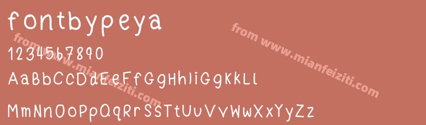 fontbypeya预览图1