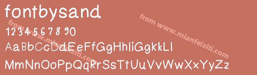 fontbysand预览图1