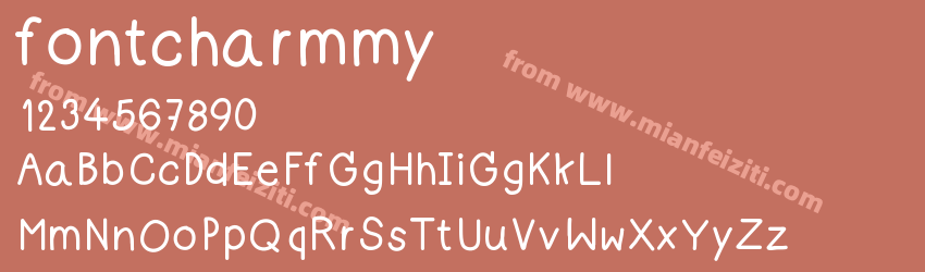 fontcharmmy预览图1
