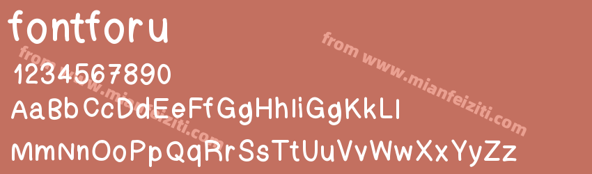 fontforu预览图1