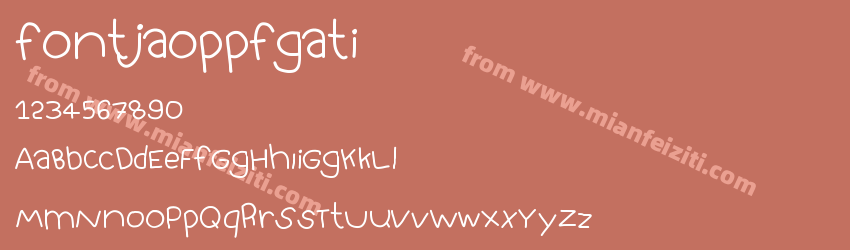 fontjaoppfgati预览图1
