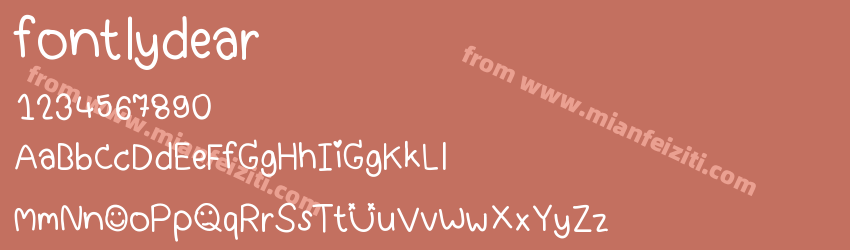 fontlydear预览图1