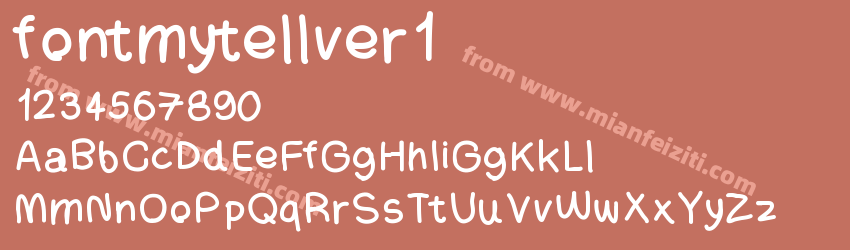 fontmytellver1预览图1