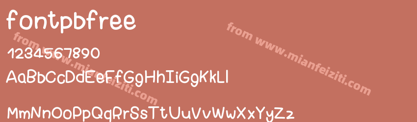 fontpbfree预览图1