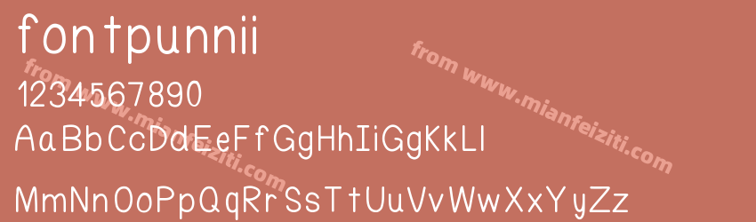 fontpunnii预览图1