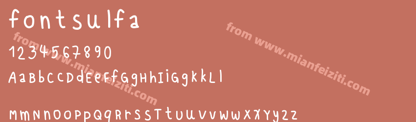 fontsulfa预览图1