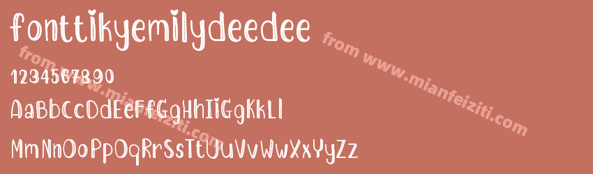 fonttikyemilydeedee预览图1