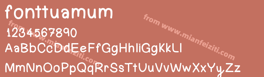 fonttuamum预览图1