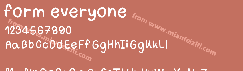 form everyone预览图1