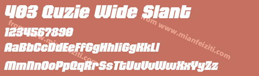 403 Quzie Wide Slant预览图1