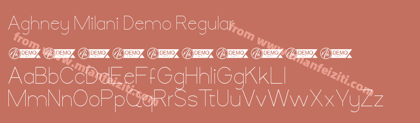 Aghney Milani Demo Regular预览图1
