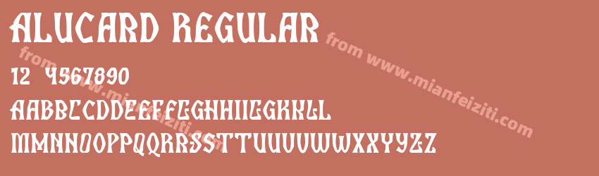 Alucard Regular预览图1