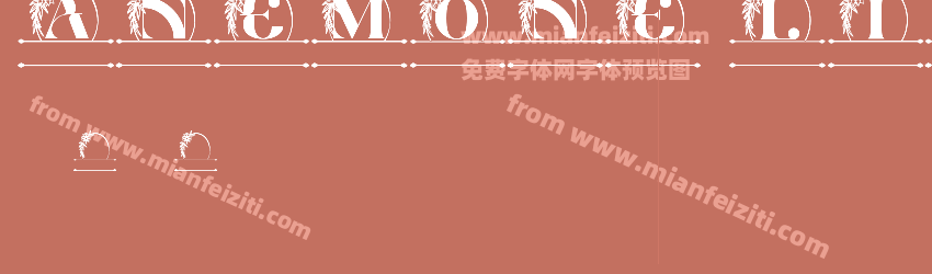 Anemone Line Monogram预览图1