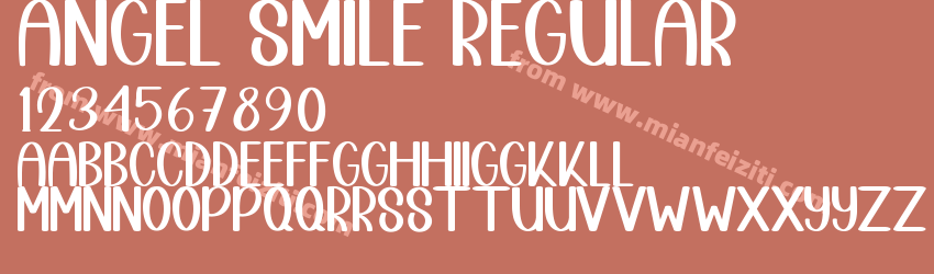 Angel Smile Regular预览图1