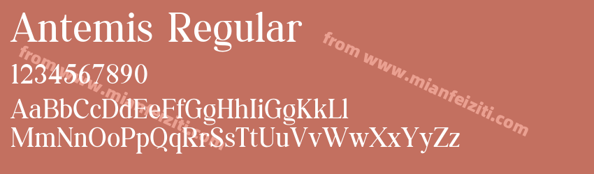 Antemis Regular预览图1