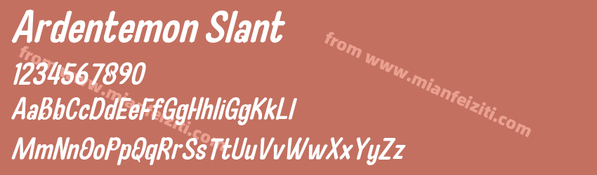 Ardentemon Slant预览图1