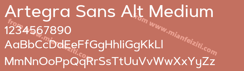 Artegra Sans Alt Medium预览图1