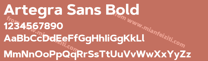 Artegra Sans Bold预览图1
