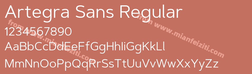 Artegra Sans Regular预览图1