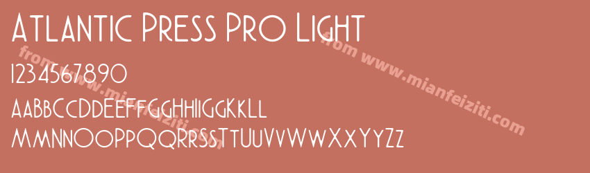 Atlantic Press Pro Light预览图1