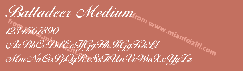 Balladeer Medium预览图1