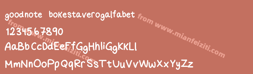 goodnote bokestaverogalfabet预览图1