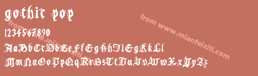 gothic pop预览图1 gothic pop预览图1