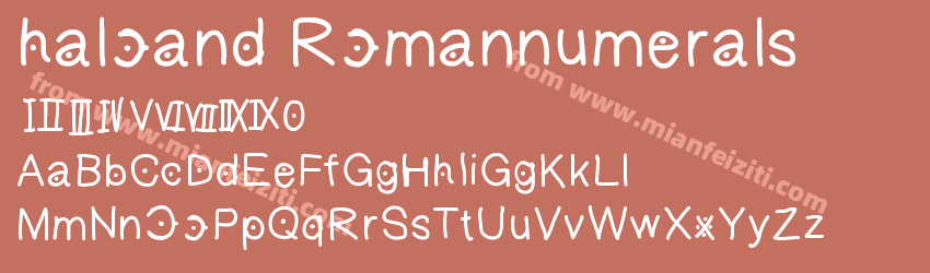 haloand Romannumerals预览图1 haloand Romannumerals预览图1