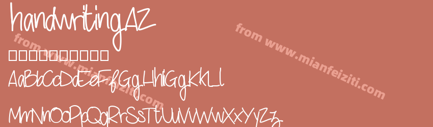 handwritingAZ预览图1