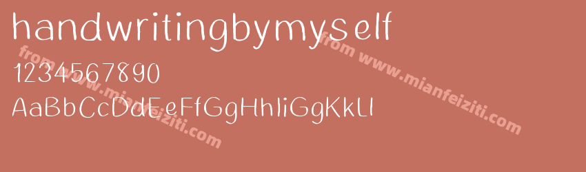 handwritingbymyself预览图1 handwritingbymyself预览图1