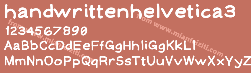 handwrittenhelvetica3预览图1 handwrittenhelvetica3预览图1