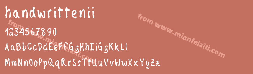 handwrittenii预览图1